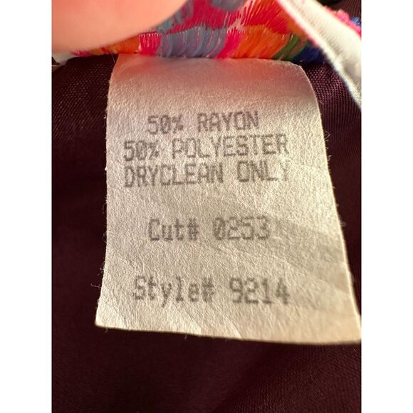 90s Vintage Red Velvet Coat with Faux Fur Trim Elegant Winter Style Girls 14/16 - Picture 9 of 11